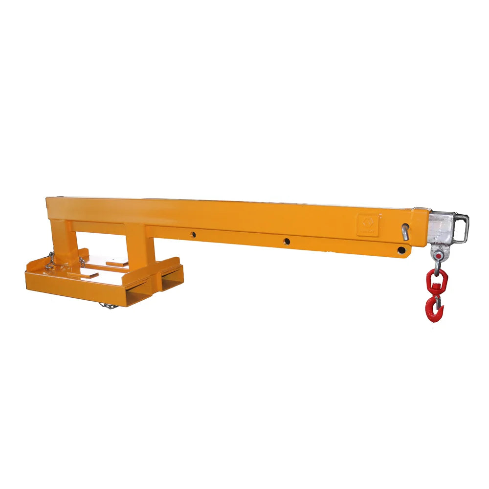 Landy Attachments Crane Jibs (Fixed & Tilt) | Capacity 5500–9900 lb | Short & Long Reach | 8-30 GPM | 2-5 Tons | For Forklifts, Skid Steers & Excavators