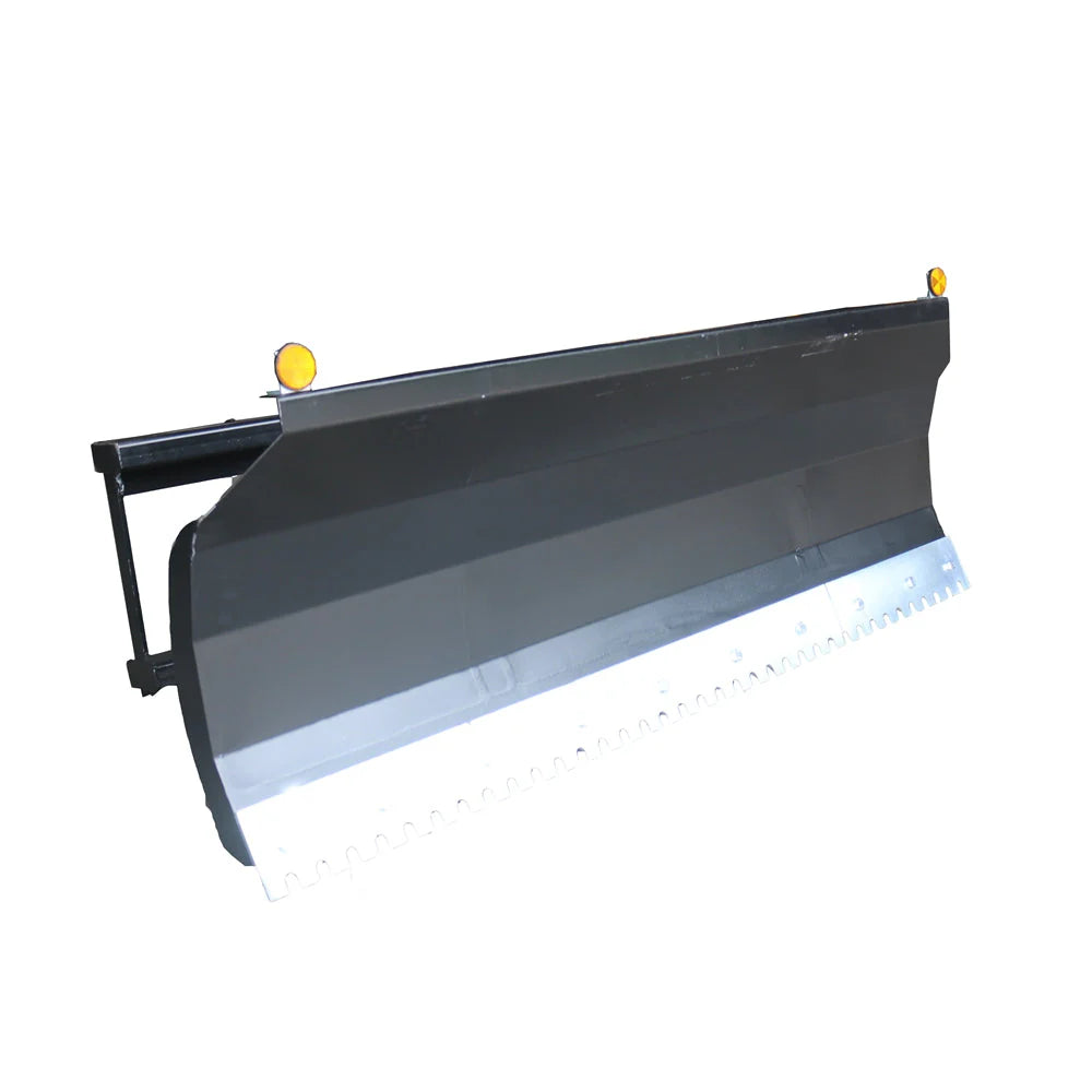 Landy Attachments Extreme-Duty Snow Blade | Width 72" & 84" | 45-60 HP | 16 GPM | For Skid Steers, UTVs & Tractors