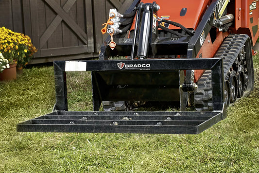 Paladin Land Leveler/ Grader | 48" Working Width | 8-15 GPM | For Mini Skid Steer