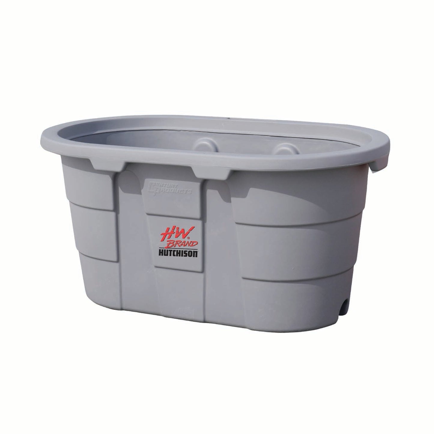Hutchison HW Round End Polyethylene Tank | Ribbed Support | Gallon Capacity 50–150