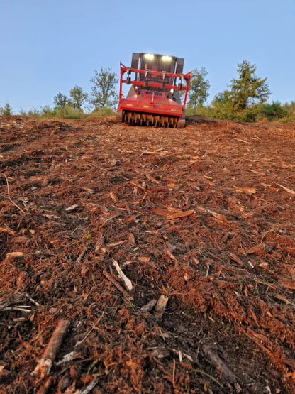 Prinoth Hydraulic Carrier Vehicle Track Mulcher | Model Raptor-300 | Diameter Mulching Material 98 inches | Engine Horsepower 275 HP