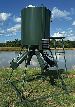 Outback Wildlife Feeders | Magnum Protein Feeder | Herd Management Feeder System | PFACS Technology | Controlled Feed Access | For Deer, Wildlife & Ranch Management