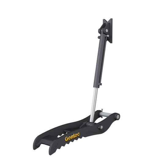 Gentec Equipment Hydraulic Pin-On Thumb | Model PT250 | Size 1.5" Thick Tines | Machine Size 20-27 Tons | For Excavators
