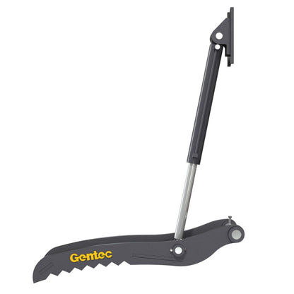 Gentec Equipment Hydraulic Pin-On Thumb | Model PT250 | Size 1.5" Thick Tines | Machine Size 20-27 Tons | For Excavators