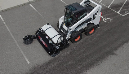 Virnig Pick-Up Broom | Models PUB60, PUB72 & PUB84 | Widths 60" To 84" | Hydraulic Flow 15 To 25 GPM | For Skid Steer