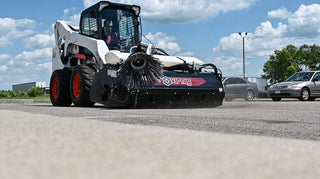 Virnig Pick-Up Broom | PUB Series | Widths 60" To 84" | 15-25 GPM | For Skid Steers