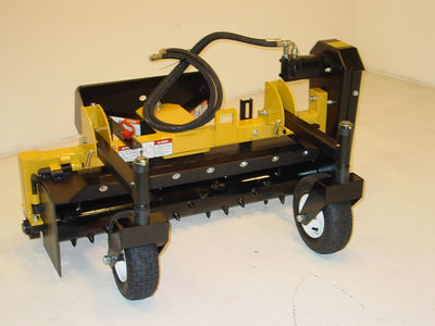Worksaver | Powered Landscape Rake With Carbide Aggressor Rotor | Model PXS Series | Width 48