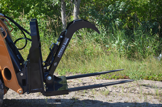 Top Dog Attachments Pallet Fork Grapple | Width 45" | Weight 279 lbs | Oil Flow Range 10 to 15 GPM | For Skid Steer