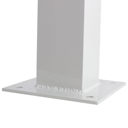 RIO MARINE CUSTOMS | Double Dock Water Pedestal Stanchion | Model CMPW36-D-WHT | 36-Inch | 2 Hose Holders & 2 Spigots | 36" Height | For Marine Water Access