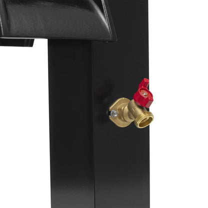 RIO MARINE CUSTOMS | Water Pedestal Stanchion | Model CMPW24-WHT | Height 24" Inches | 8" x 8" Base | Durable Aluminum Design | For Dock
