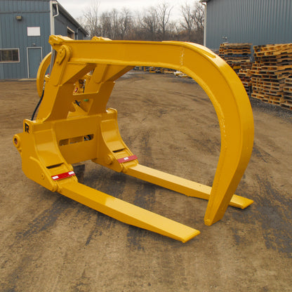 Rockland Dual & Wide Clamp Peeler Grapple | Width 50" & 52" inches | Tine Length 60" & 72" inches | For Loader