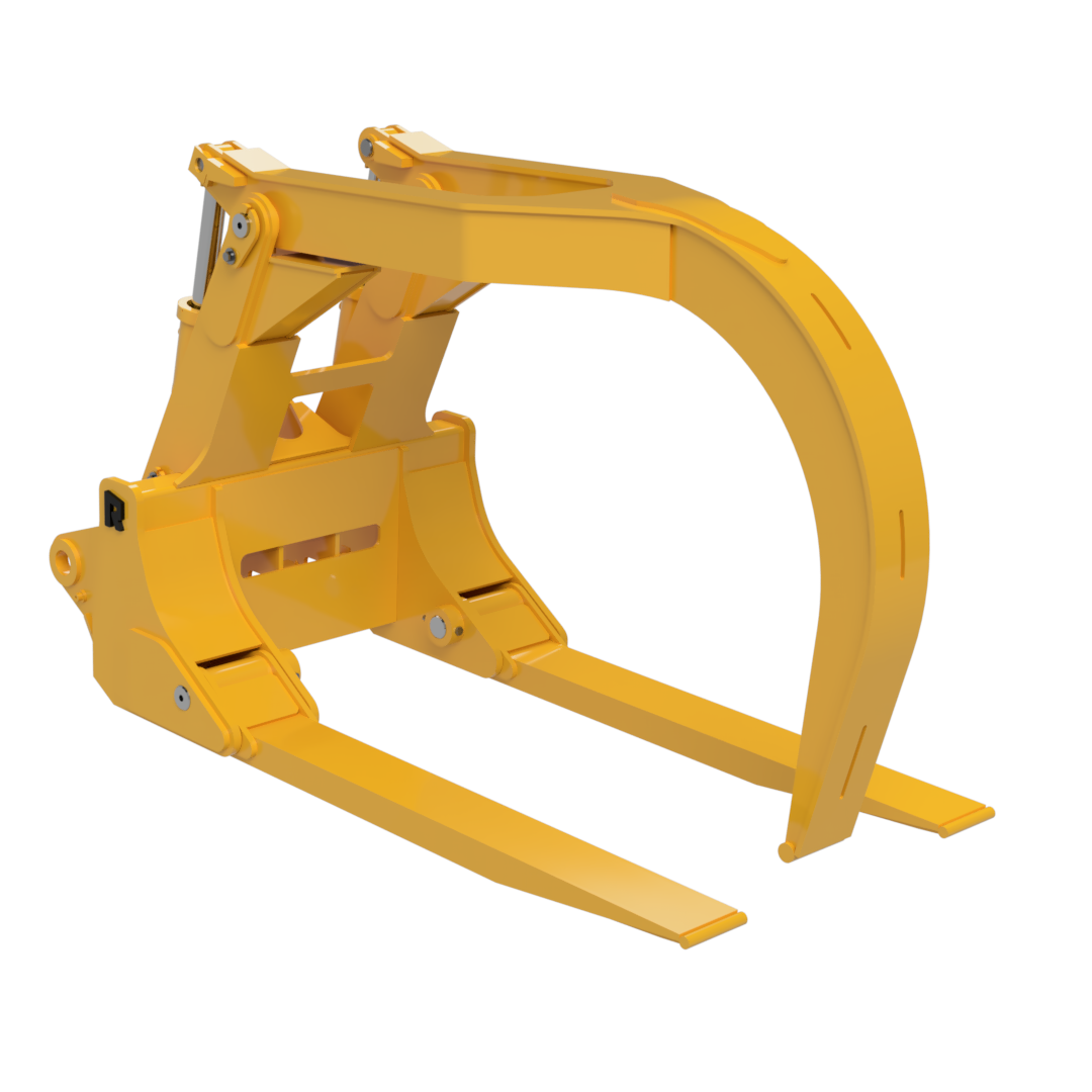 Rockland Dual & Wide Clamp Peeler Grapple | Width 50" & 52" inches | Tine Length 60" & 72" inches | For Loader