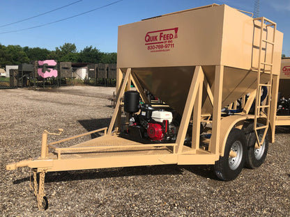 AWS Blind | Quik Feed Trailer | 1.5 To 4.5 Ton Double Axle | 500 lbs/min Feed Rate | Self-Contained Air Drive | Horsepower 25 To 50 HP | For UTVs, ATVs & Tractors