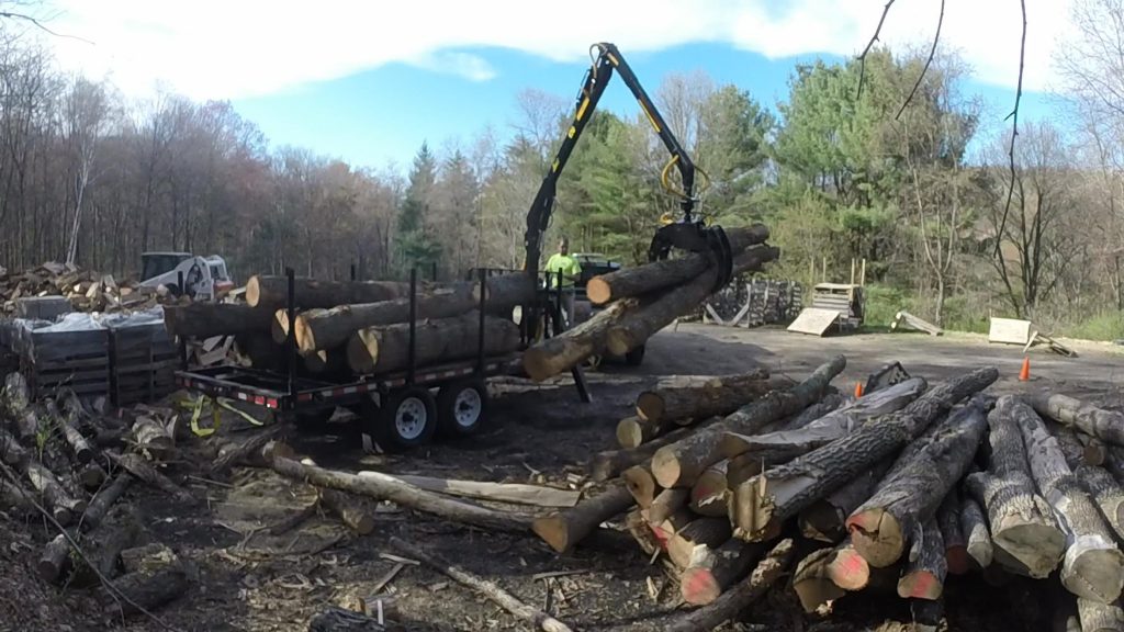 Machinerie AM Inc | "JMS" & "AM" Log Loaders  | Boom rotation angle 360°