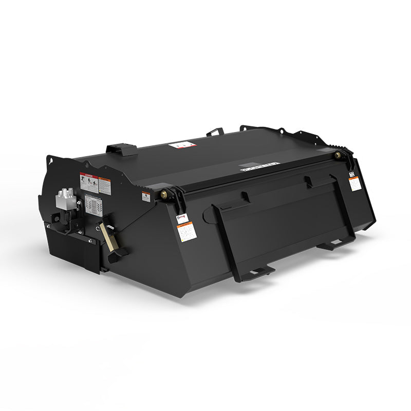 Virnig Pick-Up Broom | Models PUB60, PUB72 & PUB84 | Widths 60" To 84" | Hydraulic Flow 15 To 25 GPM | For Skid Steer