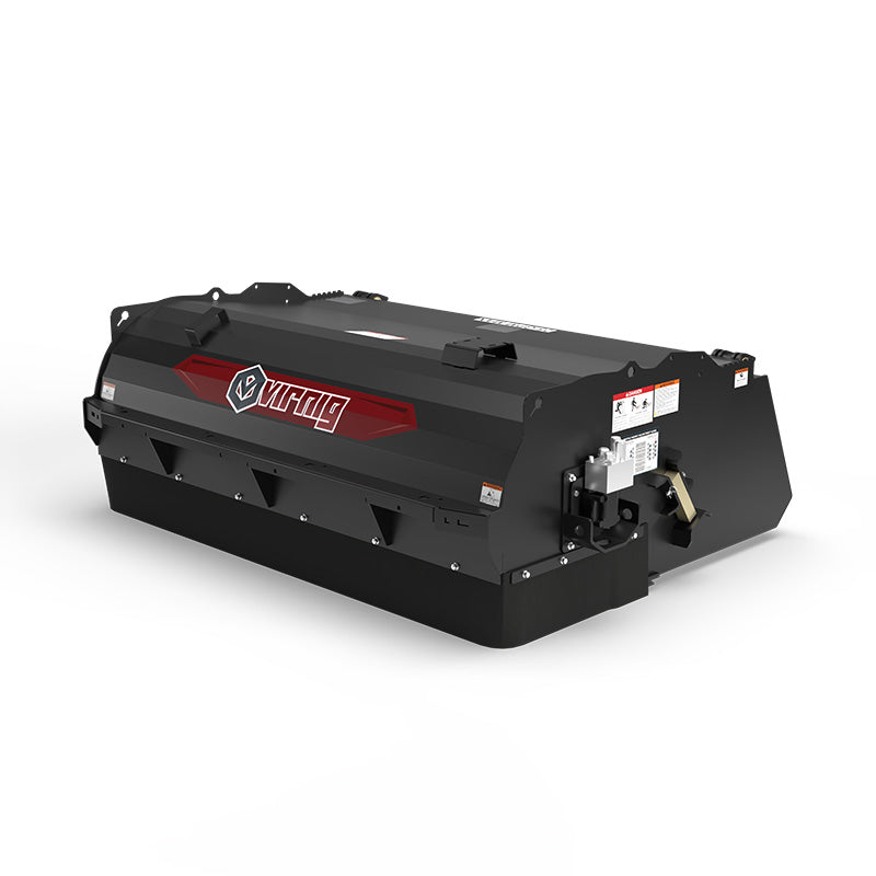 Virnig Pick-Up Broom | Models PUB60, PUB72 & PUB84 | Widths 60" To 84" | Hydraulic Flow 15 To 25 GPM | For Skid Steer