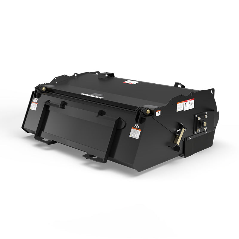 Virnig Pick-Up Broom | Models PUB60, PUB72 & PUB84 | Widths 60" To 84" | Hydraulic Flow 15 To 25 GPM | For Skid Steer