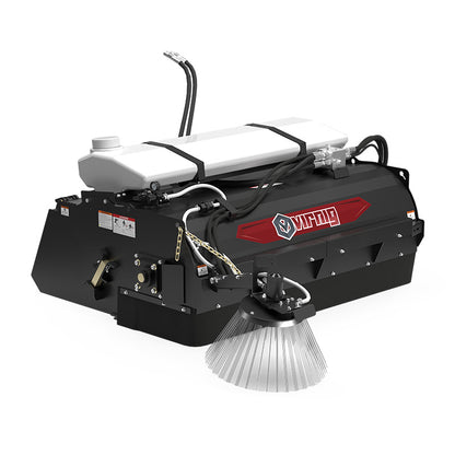 Virnig Pick-Up Broom | Models PUB60, PUB72 & PUB84 | Widths 60" To 84" | Hydraulic Flow 15 To 25 GPM | For Skid Steer
