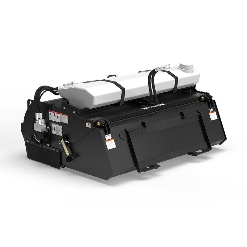 Virnig Pick-Up Broom | Models PUB60, PUB72 & PUB84 | Widths 60" To 84" | Hydraulic Flow 15 To 25 GPM | For Skid Steer