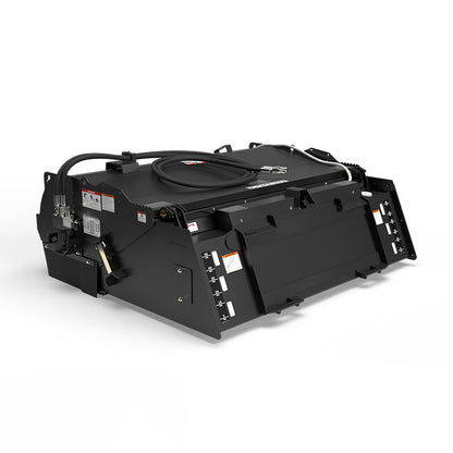 Virnig Pick-Up Broom – Internal Water Tank | Models PBWI72 & PBWI84 | Widths 72" & 84" | Hydraulic Flow 15 To 25 GPM | For Skid Steer