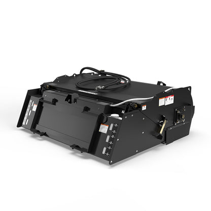 Virnig Pick-Up Broom – Internal Water Tank | Models PBWI72 & PBWI84 | Widths 72" & 84" | Hydraulic Flow 15 To 25 GPM | For Skid Steer