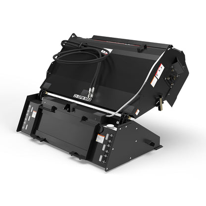 Virnig Pick-Up Broom – Internal Water Tank | Models PBWI72 & PBWI84 | Widths 72" & 84" | Hydraulic Flow 15 To 25 GPM | For Skid Steer