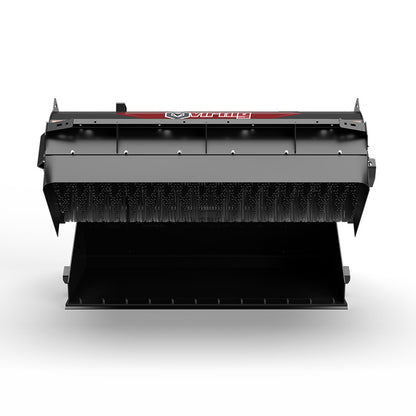 Virnig Pick-Up Broom | Models PUB60, PUB72 & PUB84 | Widths 60" To 84" | Hydraulic Flow 15 To 25 GPM | For Skid Steer