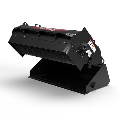 Virnig Pick-Up Broom | Models PUB60, PUB72 & PUB84 | Widths 60" To 84" | Hydraulic Flow 15 To 25 GPM | For Skid Steer