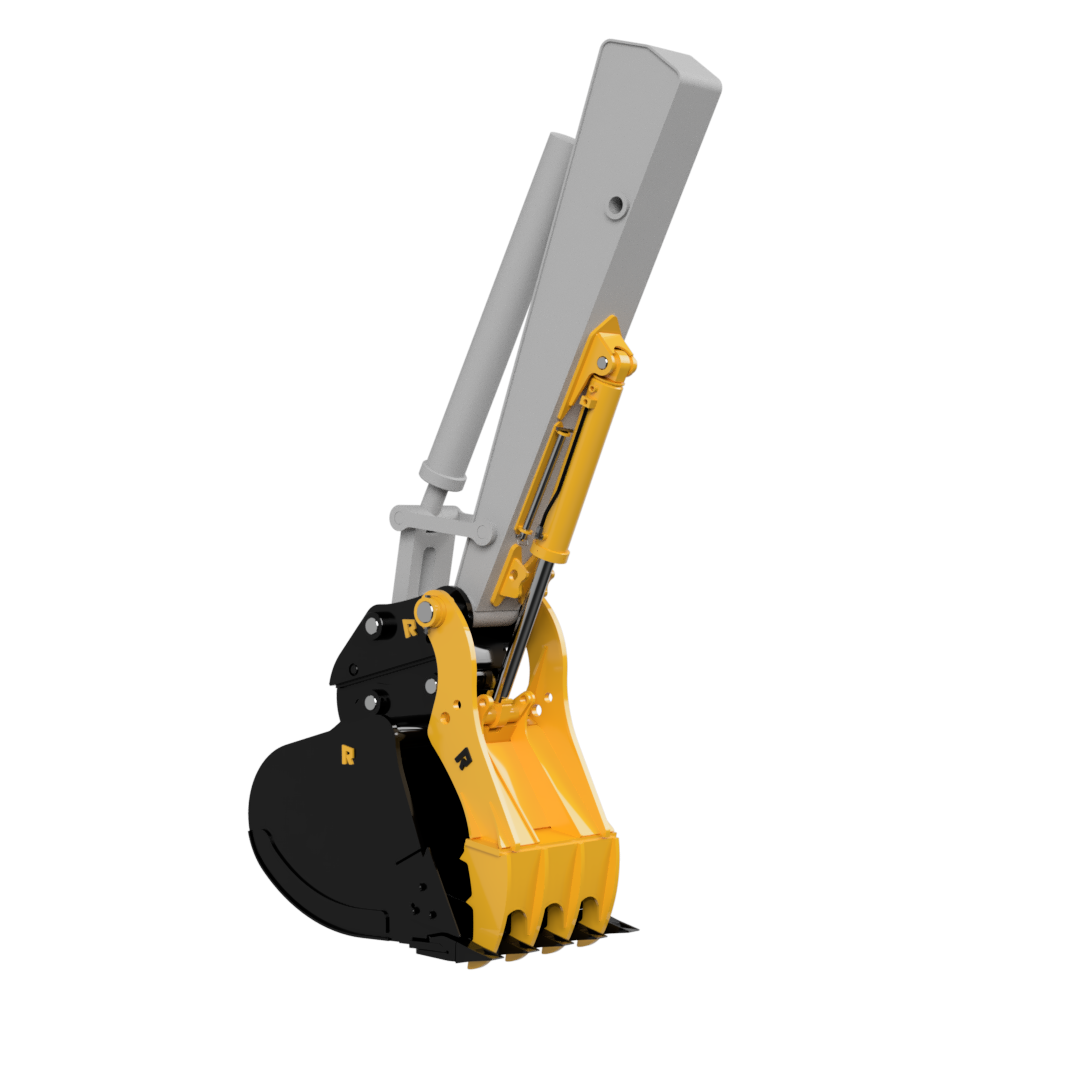 Rockland Pin-Mounted Thumbs | Precision Handling for Excavators | Up to 120-Degree Rotation | Secure Grip for Various Materials | For Excavators