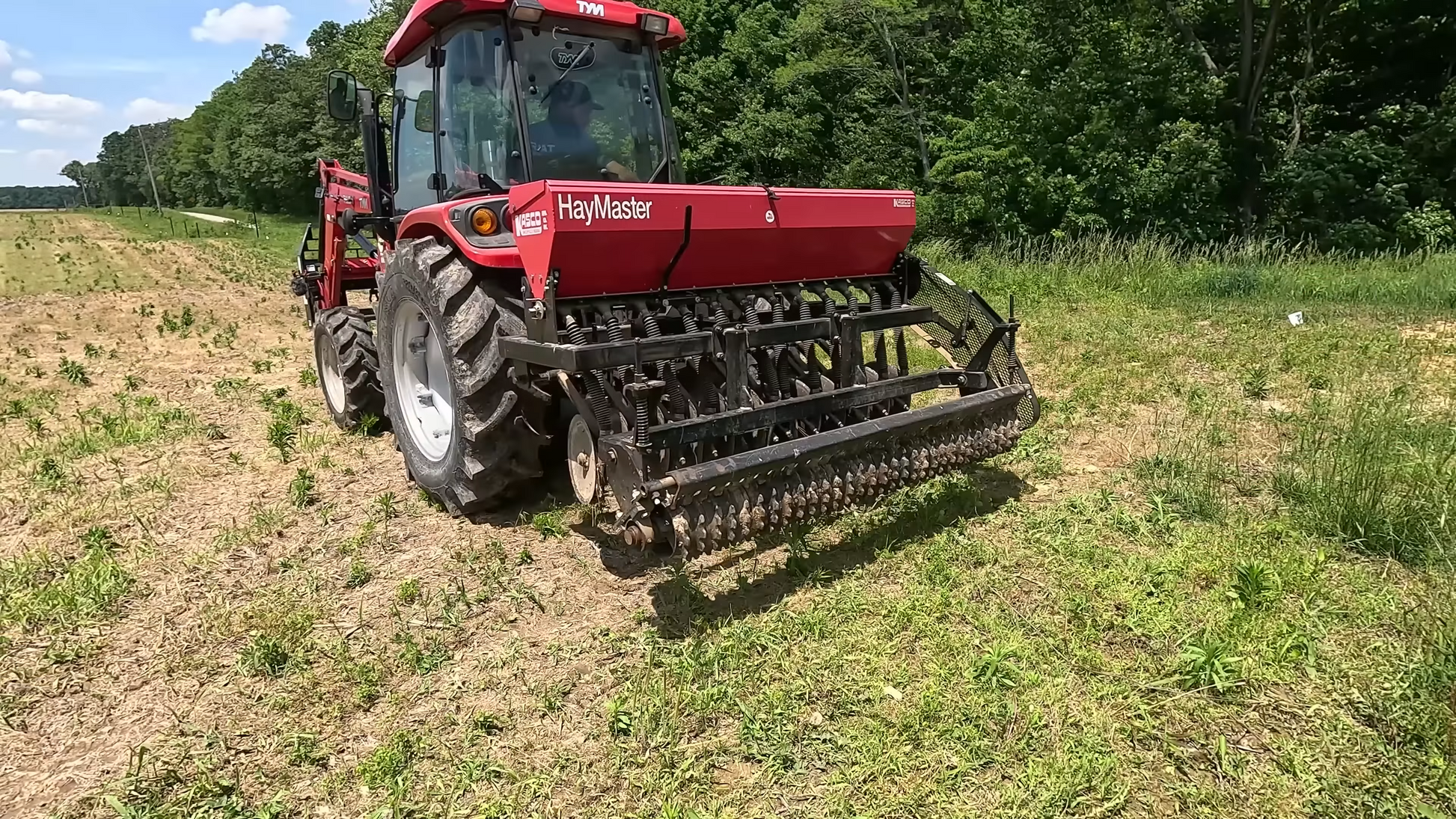 planting hay seed Kasco Hay Master Min-Till Drill | Model KHM-72 & KHM-96