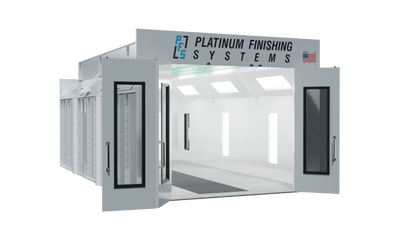 Platinum Finishing Paint Booth Systems Platinum Plus Full-Down Draft Paint Booth