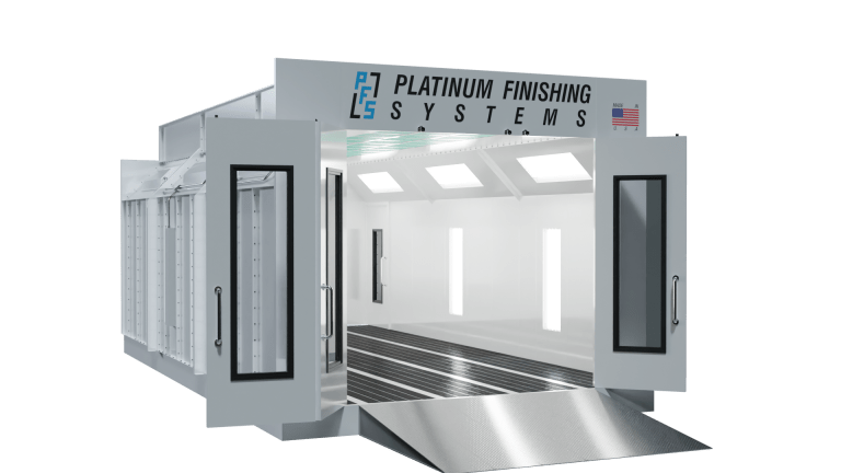 Platinum Finishing Paint Booth Systems Platinum Plus Full-Down Draft Paint Booth