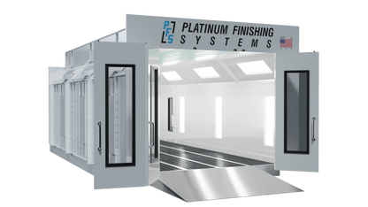 Platinum Finishing Paint Booth Systems Platinum Plus Full-Down Draft Paint Booth