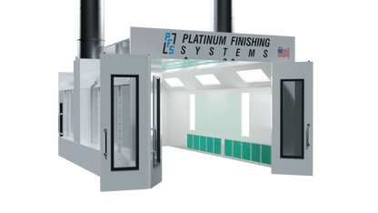 Platinum Finishing Paint Booth Systems Platinum Edition Side Down Draft Paint Booth