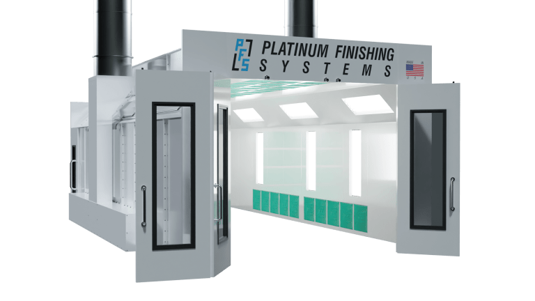 Platinum Finishing Paint Booth Systems Platinum Edition Side Down Draft Paint Booth