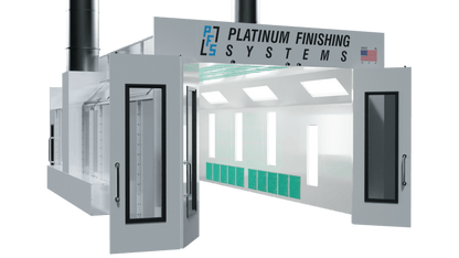 Platinum Finishing Paint Booth Systems Platinum Edition Side Down Draft Paint Booth