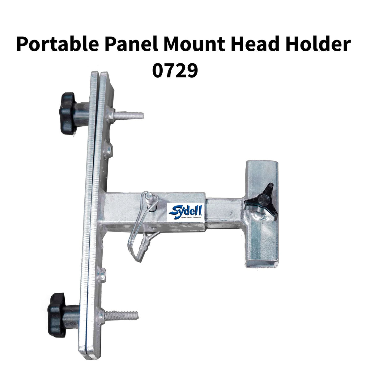 Sydell Portable Panel Mount Head Holder | #0729 | Panel-Mounted Animal Restraint | For Sheep & Goats