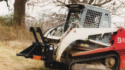Stout HD Tree & Post Puller | Jaw Opening Width 12" inches | Oil Flow Range 12-20 GPM | For Skid Steers