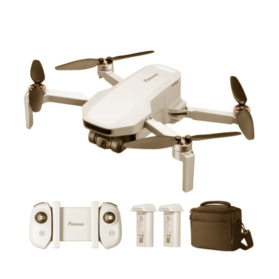 Potensic ATOM SE Drone Fly More Kit | Width 118° FOV | 4K 30FPS UHD EIS Camera | 31-Min Flight Time | 4 KM Transmission Range