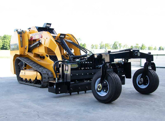 Wifo Equipment Harley Rake Power Rake | Model R48CR Series | Working Width 48" | For Mini Skid Steer