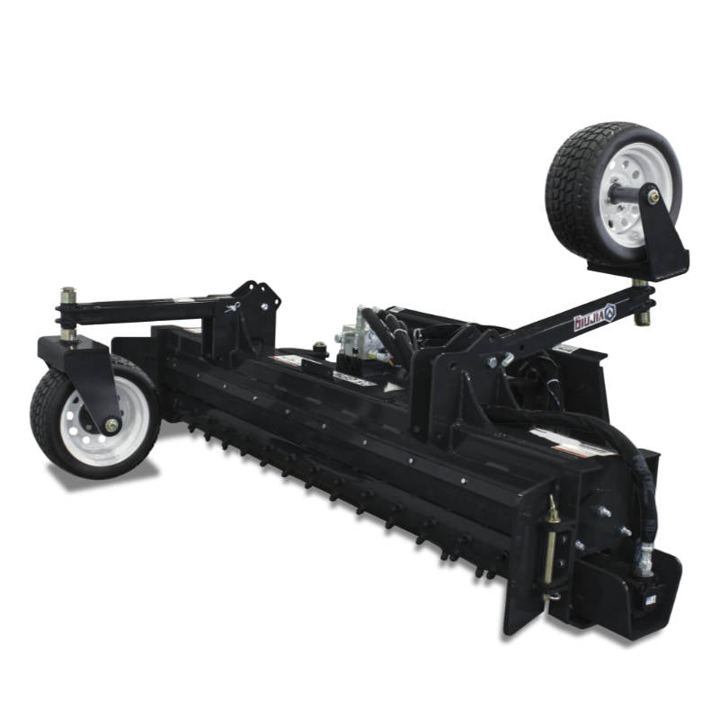 Virnig Power Rake | Models PWR72 & PWR90 | Widths 72" To 90" | Hydraulic Flow 15 To 25 GPM | For Skid Steer