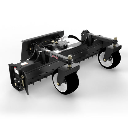 Virnig Power Rake | Models PWR72 & PWR90 | Widths 72" To 90" | Hydraulic Flow 15 To 25 GPM | For Skid Steer