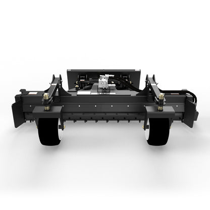 Virnig Power Rake | Models PWR72 & PWR90 | Widths 72" To 90" | Hydraulic Flow 15 To 25 GPM | For Skid Steer