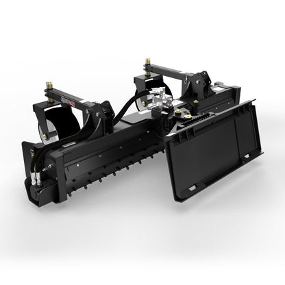Virnig Power Rake | Models PWR72 & PWR90 | Widths 72" To 90" | Hydraulic Flow 15 To 25 GPM | For Skid Steer