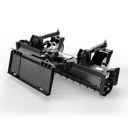 Virnig Power Rake | Models PWR72 & PWR90 | Widths 72" To 90" | Hydraulic Flow 15 To 25 GPM | For Skid Steer