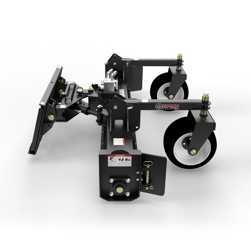 Virnig Power Rake | Models PWR72 & PWR90 | Widths 72" To 90" | Hydraulic Flow 15 To 25 GPM | For Skid Steer