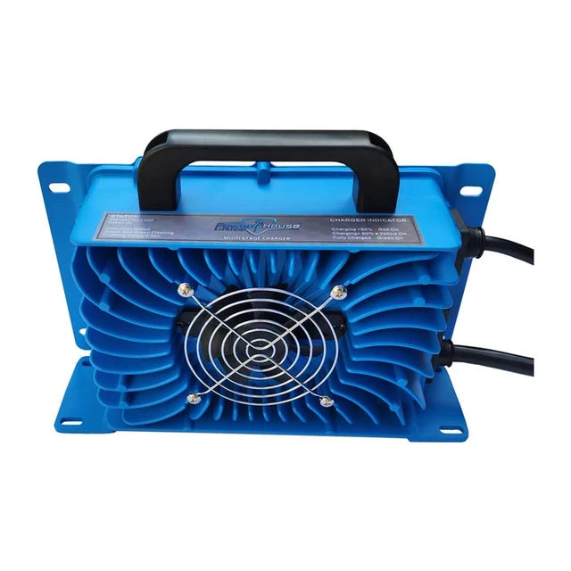 PowerHouse Lithium 12V 35A Waterproof Smart Battery Charger | Model BCH1235-LITHIUM | 4-Stage