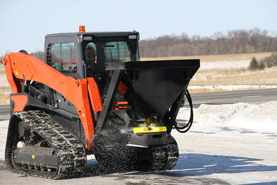 Erskine Salt, Sand & Fertilizer Spreader | Hopper Capacity 13.5 Cubic Ft | 10-20 GPM | For Skid Steers