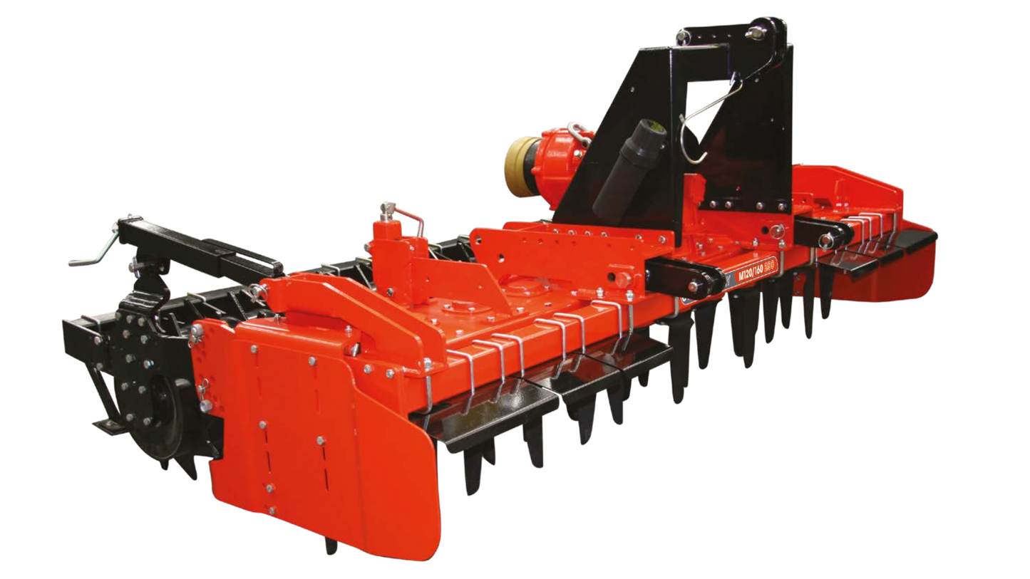Sundown Power Harrow | Model M120-250 & M120-300 | Width 98" To 118" | 60 To 120 HP | For Tractors
