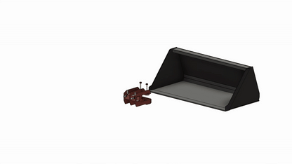 Agrishield Pro-Cut Hydraulically Driven Sickle Bar | Bucket Clamp Mount | Bar Length 42", 54" & 66" | Hydraulic Flow 5-16+ GPM | For Skid Steers, Tractors, Loaders & Excavators